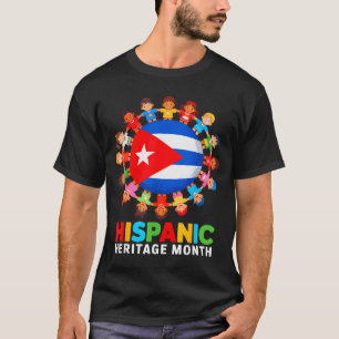 Cubaanse vlag Hispanic Heritage Month Cuba Jongen  T-shirt