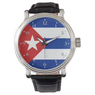 Cubaanse vlag horloge