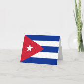 Cubaanse vlag kaart (Voorkant)