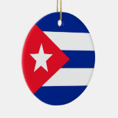 Cubaanse vlag keramisch ornament (Rechts)