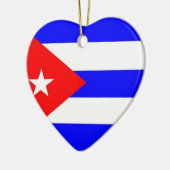 Cubaanse vlag keramisch ornament (Links)