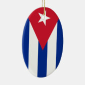 Cubaanse vlag keramisch ornament (Rechts)