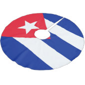 Cubaanse vlag kerstboom rok (Gekanteld)