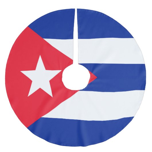 Cubaanse vlag kerstboom rok (Voorkant)
