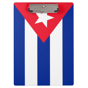 Cubaanse vlag klembord