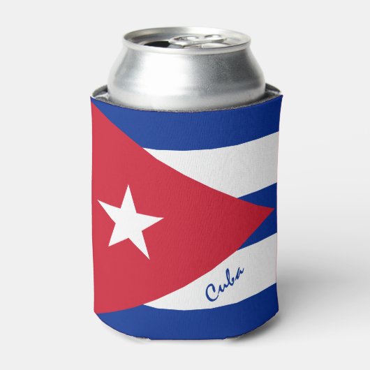 Cubaanse vlag koelbox en Cubaanse partij /sport Blikjeskoeler (Blikje Voorkant)