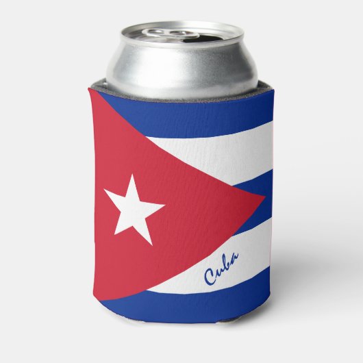 Cubaanse vlag koelbox en Cubaanse partij /sport Blikjeskoeler (Blikje Achterkant)