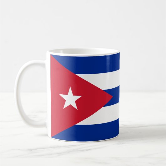 Cubaanse vlag koffiemok (Links)