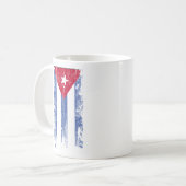 Cubaanse vlag koffiemok (Voorkant links)