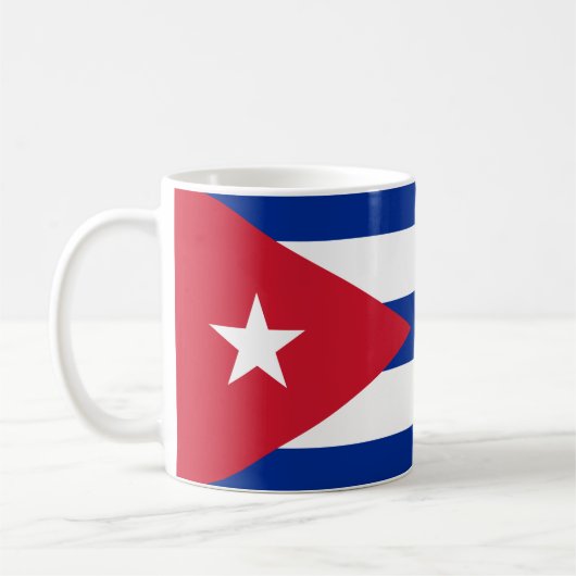Cubaanse vlag koffiemok (Links)