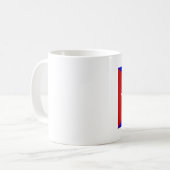 Cubaanse vlag koffiemok (Voorkant links)