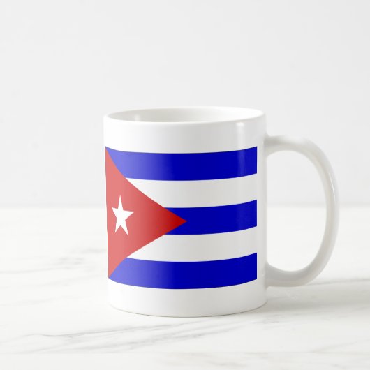 Cubaanse vlag koffiemok (Rechts)