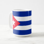 Cubaanse vlag koffiemok (Voorkant links)