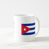Cubaanse vlag koffiemok (Voorkant rechts)