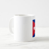Cubaanse vlag koffiemok (Voorkant links)