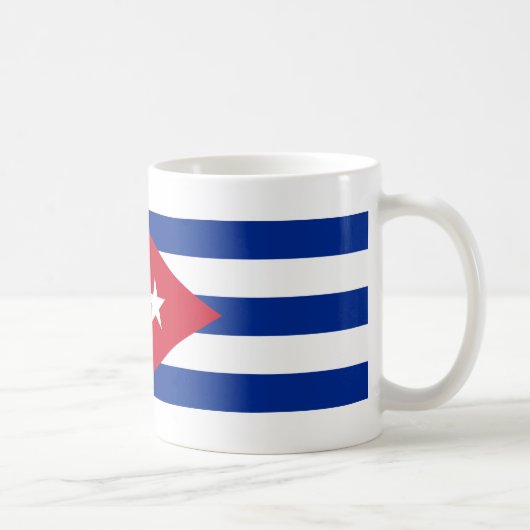 Cubaanse vlag koffiemok (Rechts)