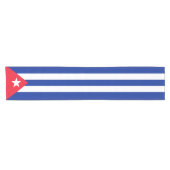 Cubaanse vlag korte tafelloper (Horizontaal)