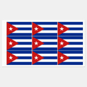 Cubaanse vlag labels (Vel)