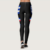 Cubaanse vlag leggings (Achterkant)