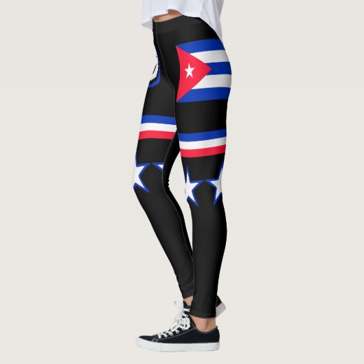 Cubaanse vlag leggings (Links)