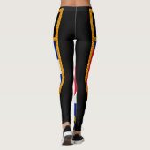 Cubaanse vlag leggings (Achterkant)