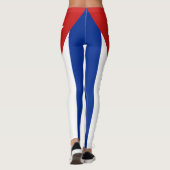 Cubaanse vlag leggings (Achterkant)