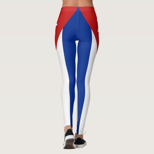 Cubaanse vlag leggings (Achterkant)