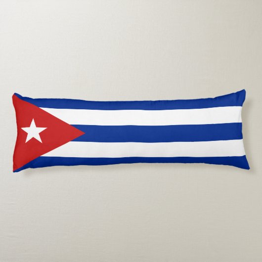 Cubaanse vlag lichaamskussen (Achterkant)