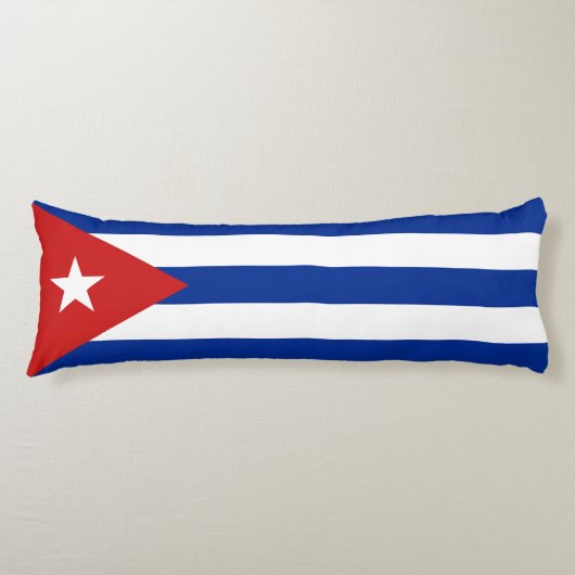 Cubaanse vlag lichaamskussen (Voorkant)