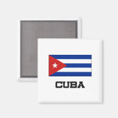 Cubaanse vlag magneet (Voorkant / Achterkant)