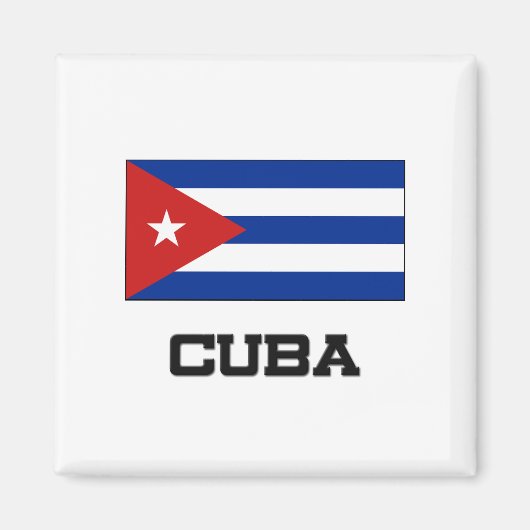 Cubaanse vlag magneet (Voorkant)