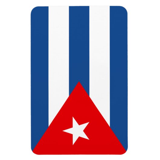 Cubaanse vlag magneet (Verticaal)