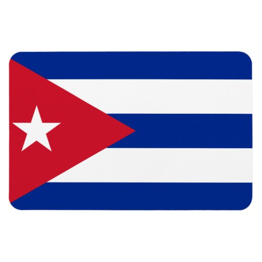 Cubaanse vlag magneet (Horizontaal)