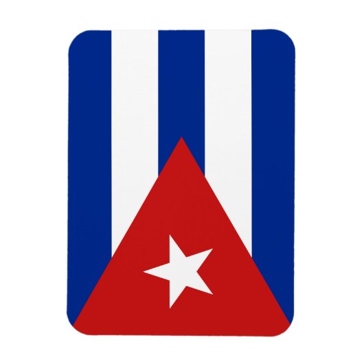 Cubaanse vlag magneet (Verticaal)