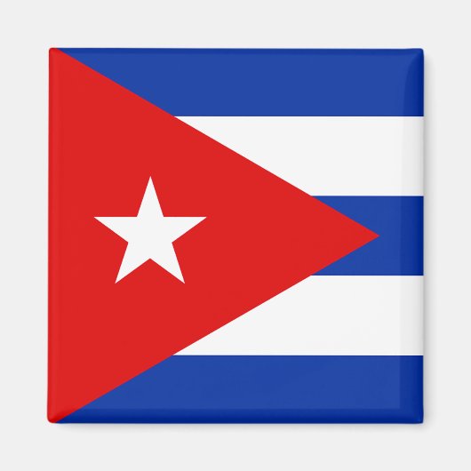 Cubaanse vlag magneet (Voorkant)