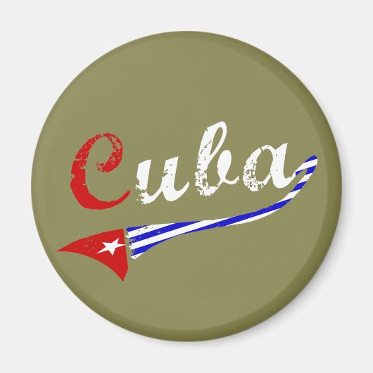 Cubaanse vlag magneet (Voorkant)