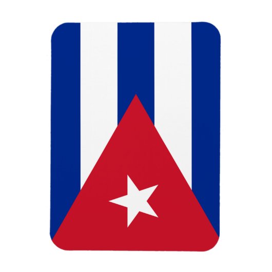 Cubaanse vlag magneet (Verticaal)