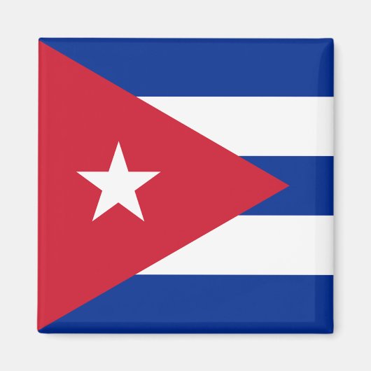 Cubaanse vlag magneet (Voorkant)