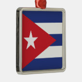 Cubaanse vlag metalen ornament (Rechts)