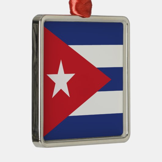 Cubaanse vlag metalen ornament (Rechts)