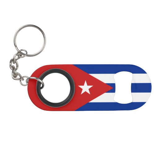 Cubaanse vlag mini flessenopener (Voorkant (Horizontaal))