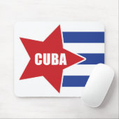 Cubaanse vlag Mousepad Muismat (Met muis)