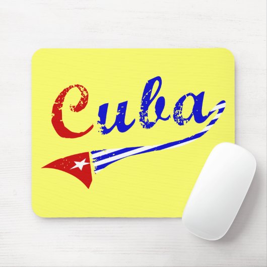 Cubaanse vlag muismat (Met muis)