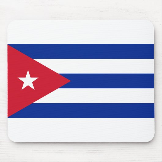 Cubaanse vlag muismat (Voorkant)