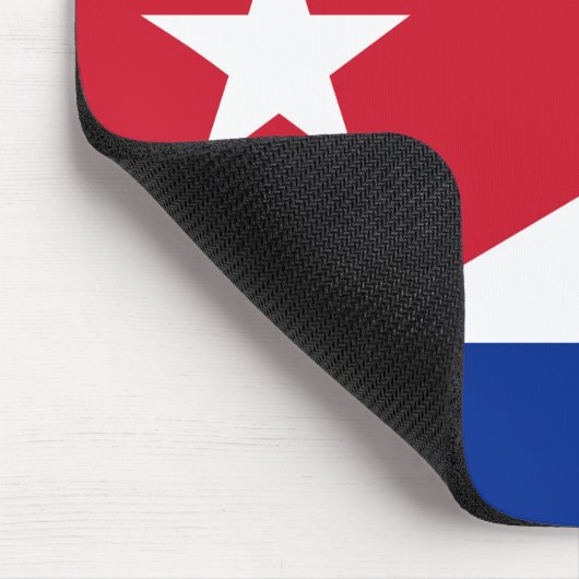 Cubaanse vlag muismat (Hoek)