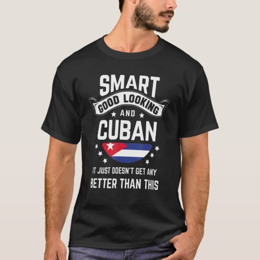 Cubaanse vlag Native Pride Cuba T-shirt (Voorkant)