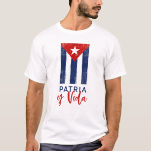 Cubaanse vlag "Patria y Vida" T-shirt