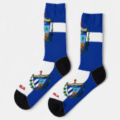 Cubaanse vlag Patriottisch, Duurzame Cuba Premium Sokken (Links)