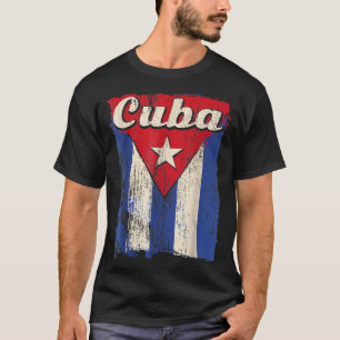 Cubaanse vlag Patriottisch ondersteunt Cuba Graphi T-shirt