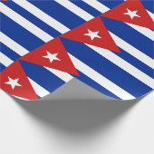 Cubaanse Vlag Patroon Cadeaupapier (Hoek)